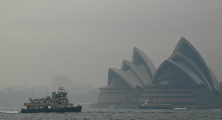 bushfires sydney smoke fire