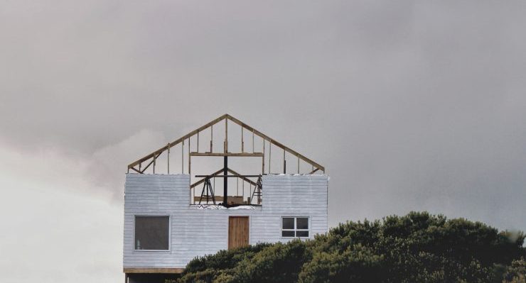 coastal erosion abandoned house