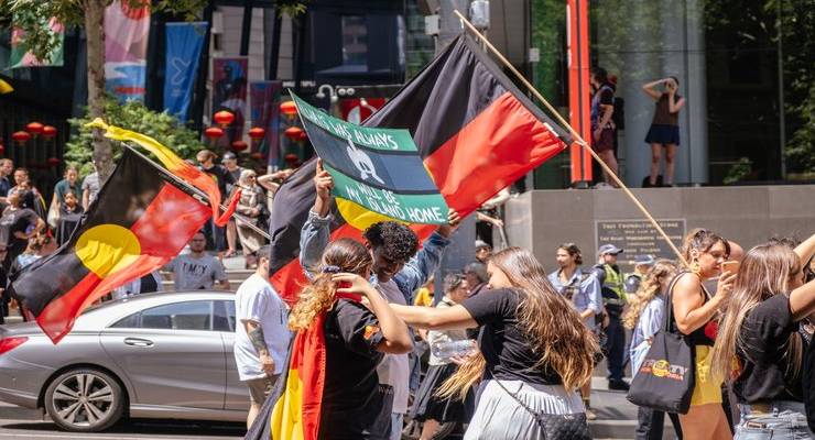 people-protesting-indigenous-flag