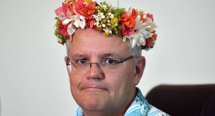 Scott Morrison at the Pacific Islands Forum