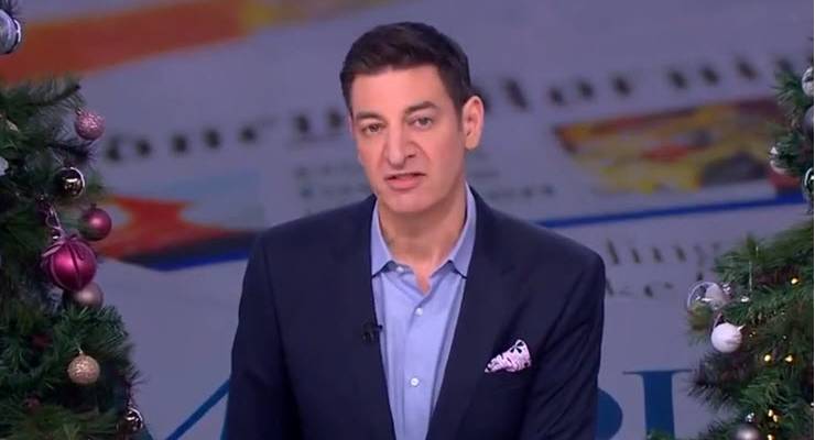 screenshot of basil zempilas hosting weekend sunrise