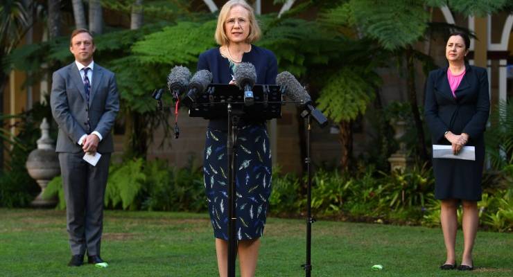 Jeannette Young Annastacia Palaszczuk Steven Miles