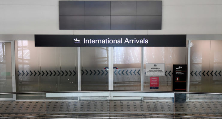 Brisbane airport covid-19 international arrivals