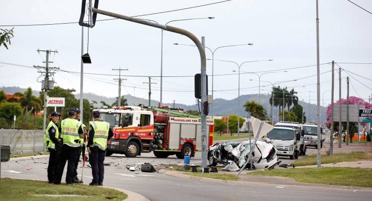 townsville crime stolen car crash 2020