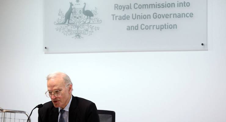 ROYAL COMMISSION UNION CORRUPTION