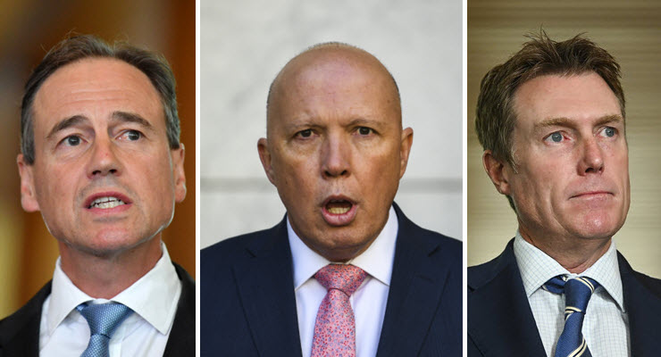 christian porter greg hunt peter dutton