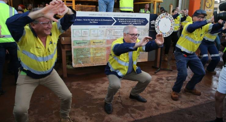Scott Morrison Christmas Creek mine