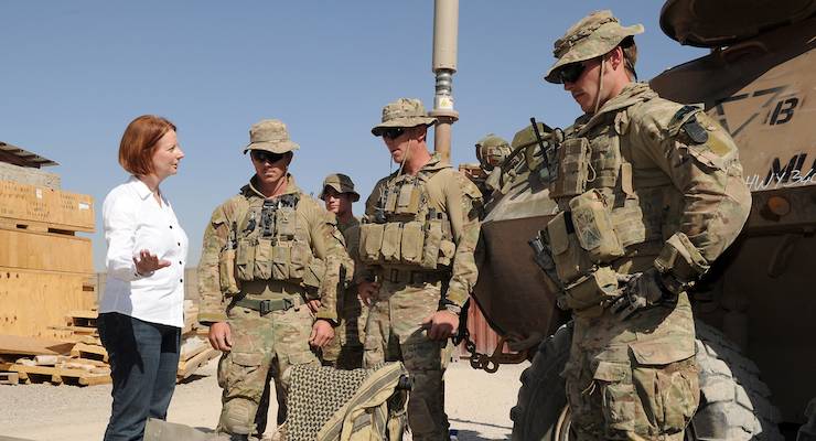 JULIA GILLARD AFGHANISTAN
