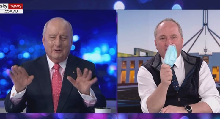 Barnaby Joyce on Alan Jones' Sky News show