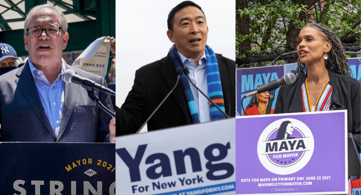 New York Scott Stringer, Andrew Yang, Maya Wiley