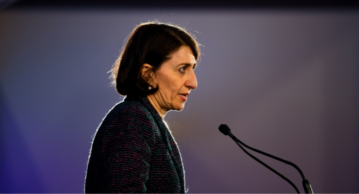NSW Premier Gladys Berejiklian mask