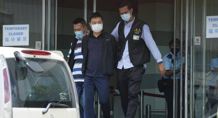 Ryan Law hong kong media arrests protests