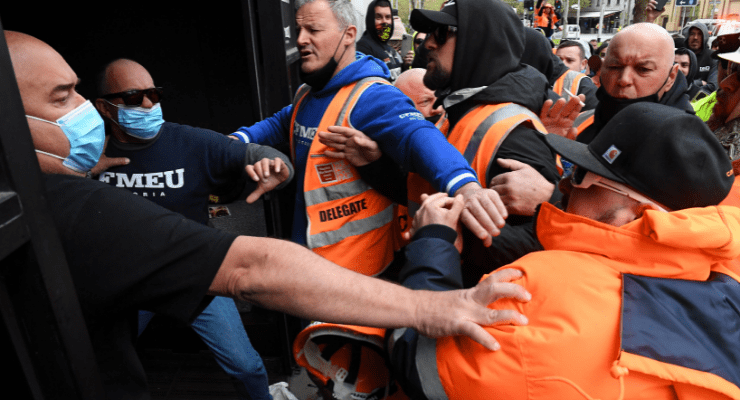 CFMEU construction protests