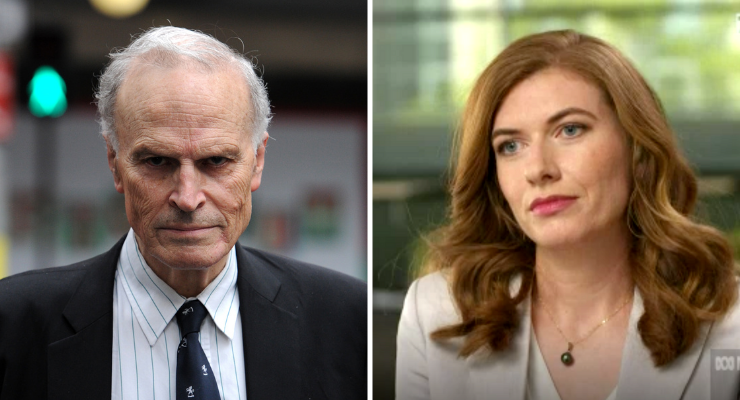 Dyson Heydon and Alex Eggerking (Images: AAP/ABC)