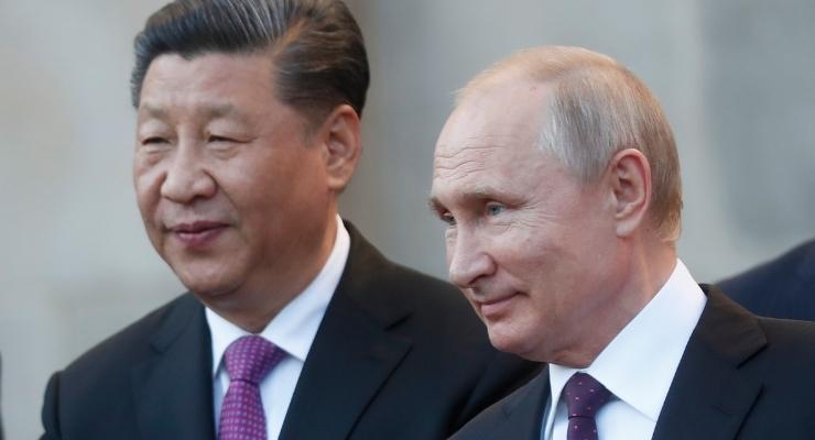 Chinese President Xi Jinping and Russian President Vladimir Putin (Image: Maxim Shipenkov/AAP)