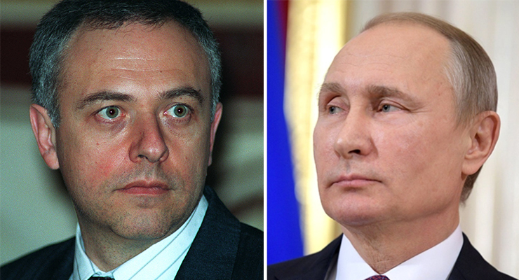 Andrei Kozyrev and Vladimir Putin (Image: AAP/Private Media)