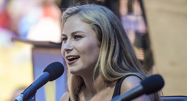 Grace Tame (Image: Roy Vandervegt)