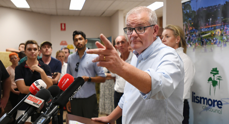 Scott Morrison Lismore flood