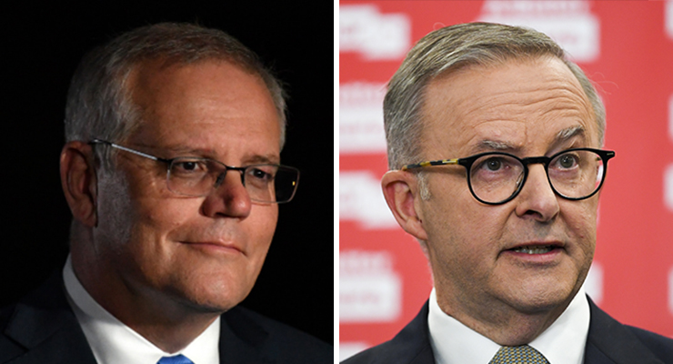 Scott Morrison and Anthony Albanese (Images: AAP)