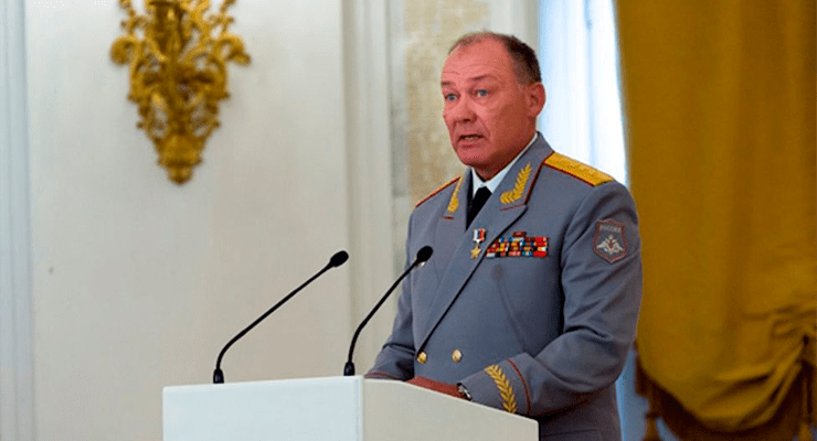 Aleksandr Dvornikov after he was awarded the title of “Hero of the Russian Federation” in Moscow on March 17, 2016 (Image: Alexey Nikolsky/Kremlin)