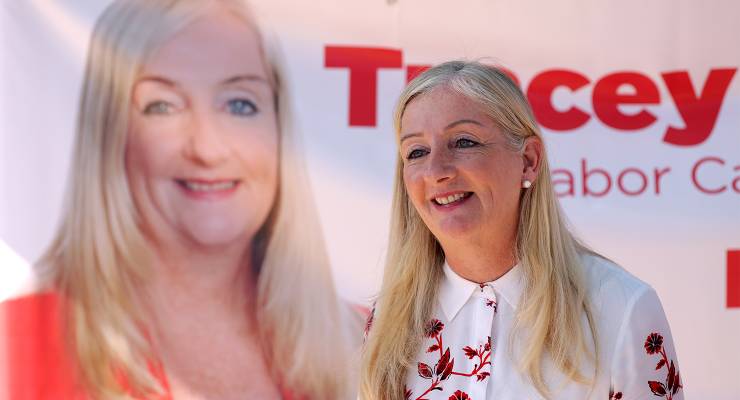 Tracey Roberts, Labor candidate for Pearce (Image: AAP/Richard Wainwright)