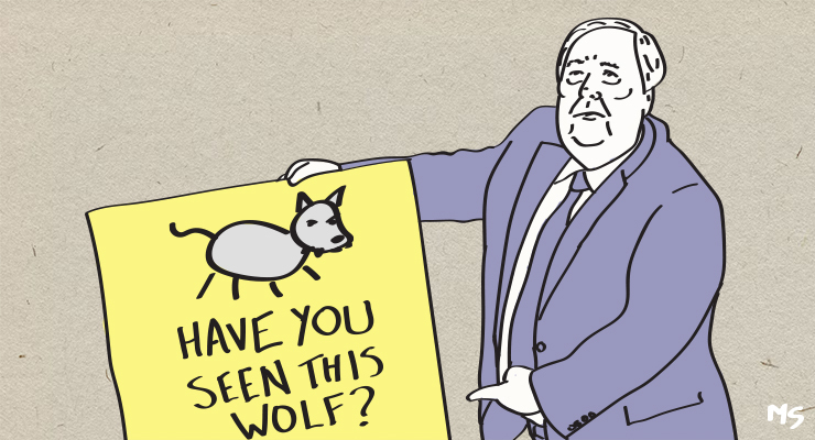 Have you seen this wolf, cartoon