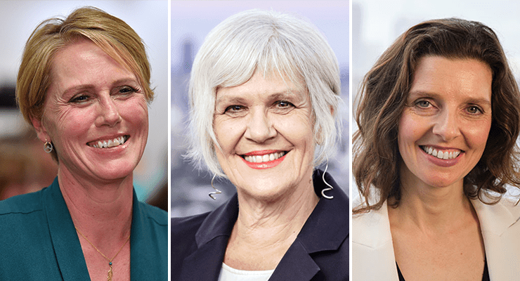 Zoe Daniel, Elizabeth Watson-Brown and Allegra Spender (Images: Supplied/AAP)