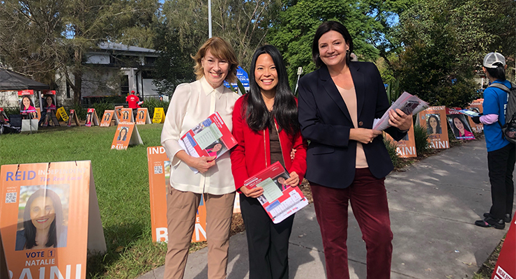 Maxine McKew, Sally Sitou, and Jodi McKay (Image: Supplied)