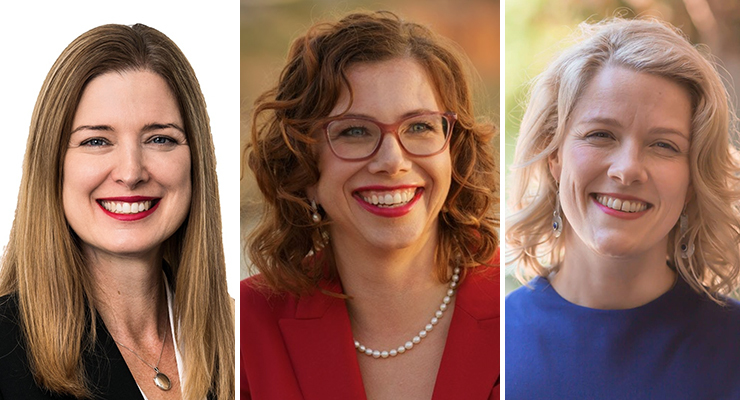Julie Collins, Amanda Rishworth and Clare O'Neil (Images: Supplied)