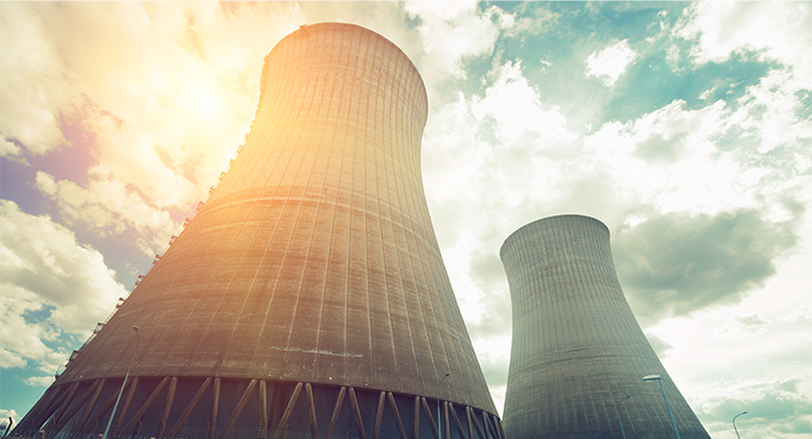 A nuclear power plant in Dampierre-en-Burly, France.