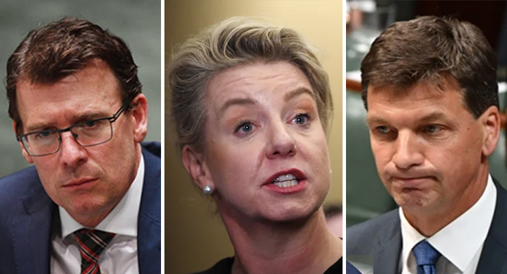 Alan Tudge, Bridget McKenzie, and Angus Taylor (Images: AAP)