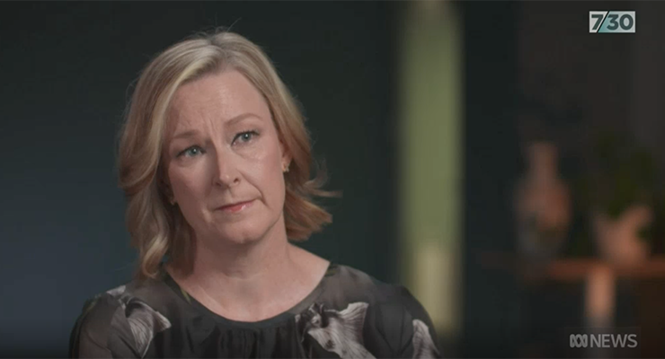Leigh Sales on ABC's 7.30 (Image: ABC/7.30)