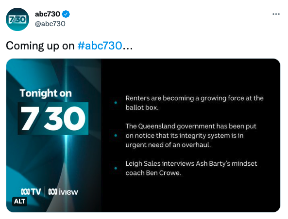 7.30 abc leigh sales