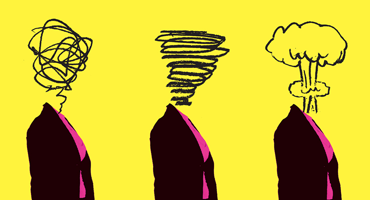 Detail from the cover from Leaning In by Kristine Ziwica (Image: Hardie Grant)