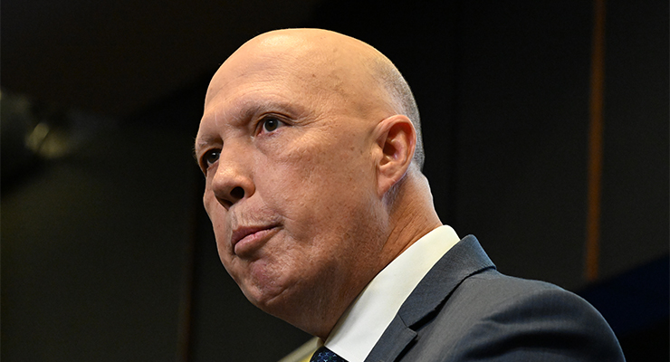 Opposition leader Peter Dutton (Image: AAP/Mick Tsikas)