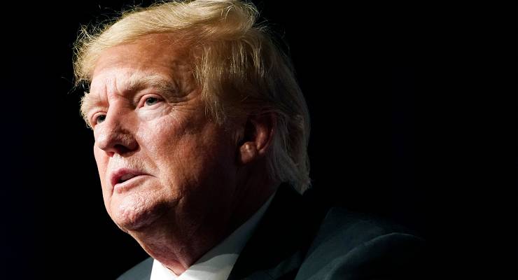Former president Donald Trump (Image: AAP/AP/John Locher)