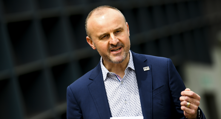ACT Chief Minister Andrew Barr (Image: AAP/Lukas Coch)