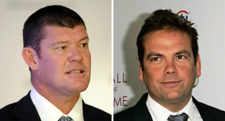 James Packer and Lachlan Murdoch (Images: AAP)