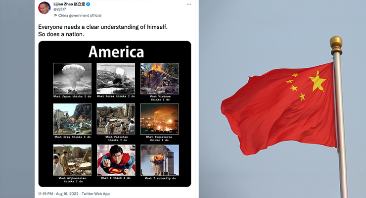 (Image: Zhao Lijian/Twitter/Adobe/Private Media)