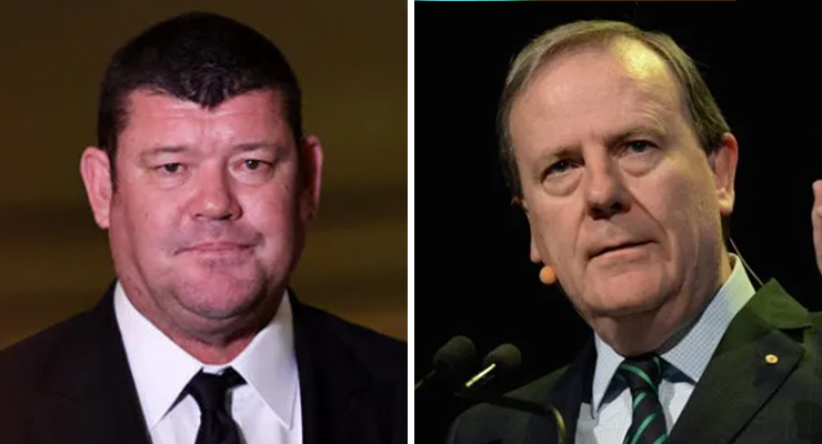 James Packer and Peter Costello (Images: AAP)