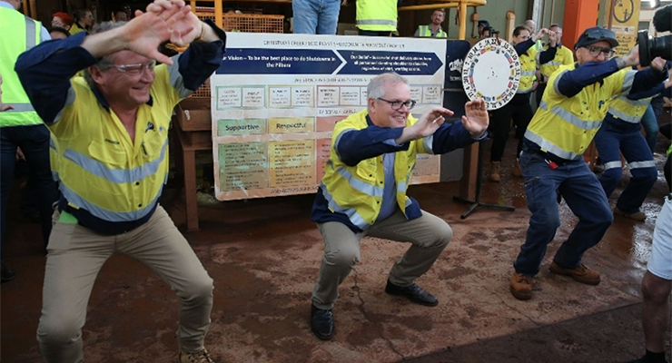 Andrew Forrest and Scott Morrison (Image: AAP)