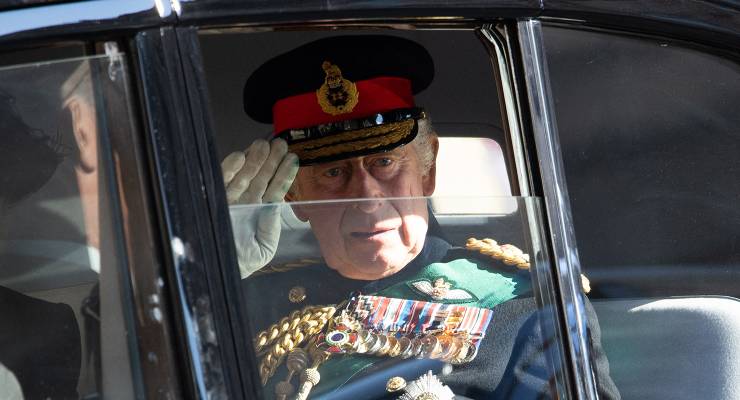 King Charles III in Edinburgh, Scotland (Image: AAP/Raphael Lafargue/ABACAPRESS.COM)