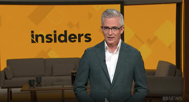 Insiders host David Speers (Image: ABC/Insiders)