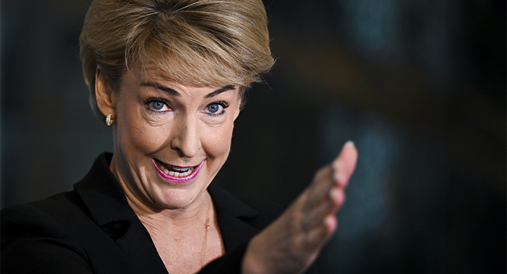 Oppoisition Minister for Employment Michaelia Cash (Image: AAP/Lukas Coch)
