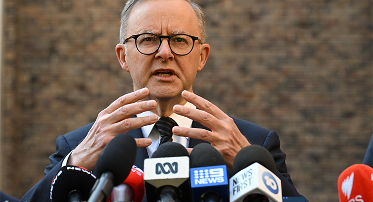 Prime Minister Anthony Albanese (Image: AAP/Dean Lewins)
