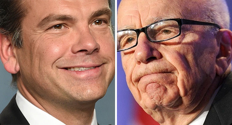 Lachlan and Rupert Murdoch (Images: AAP)