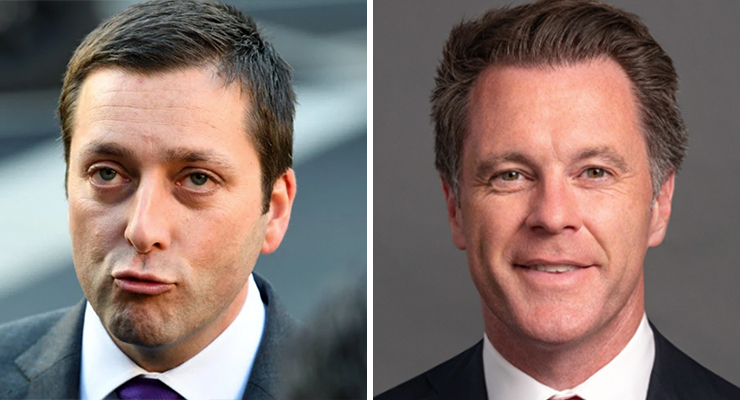 Victorian Liberal Leader Matthew Guy and NSW Labor Leader Chris Minns (Images: AAP/Supplied)