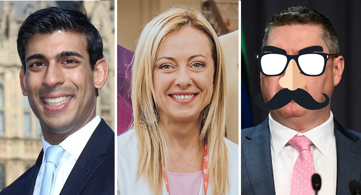 Three equally influential figures on the world stage (Images: AAP/Supplied)