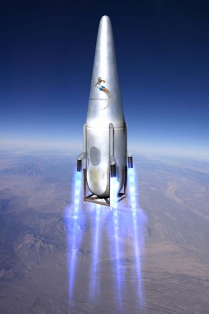 65-inch_flight Artist concept of an Armadillo rocket ride vehicle