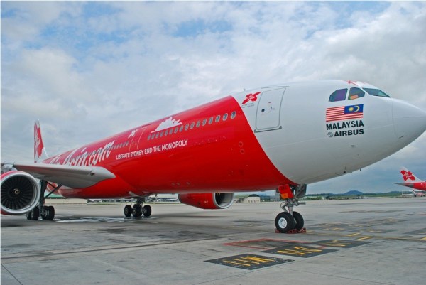 AirAsia X 1 Oh, the irony. Photo courtesy Sydney Airport